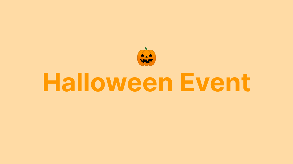 Halloween Homescreen Setup Event 🎃