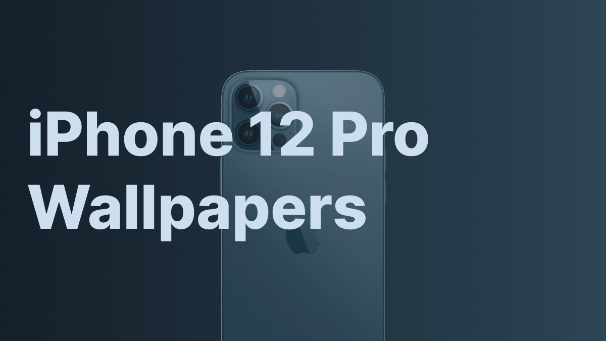 iPhone 12 Pro Pacific Blue And Midnight Blue Wallpapers
