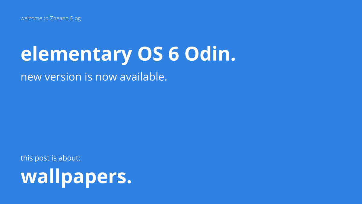 Download elementary OS 6 Odin Wallpapers