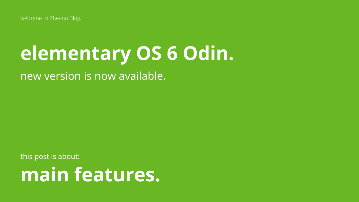 What’s New – elementary OS 6 Odin