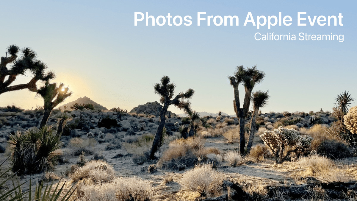 Photos From Apple’s Event California Streaming